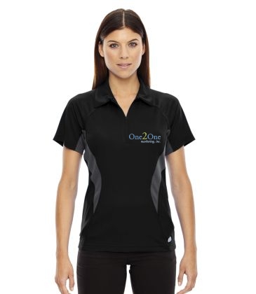 North End Ladies' Serac UTK cool?logik™ Performance Zippered Polo