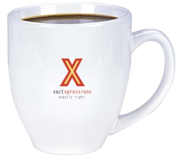 Shiny Bistro Mug - 15 oz. (white)