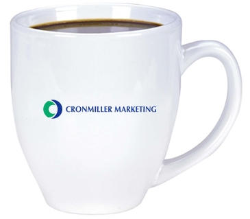 Shiny Bistro Mug - 15 oz. (white)