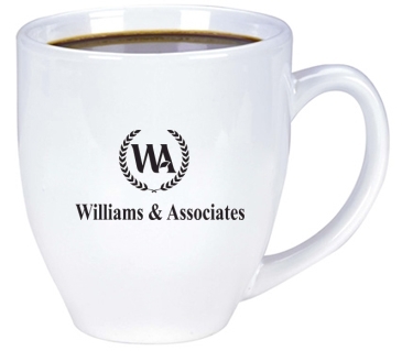 Shiny Bistro Mug - 15 oz. (white)