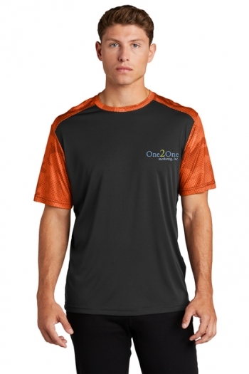 Sport-Tek® CamoHex Colorblock Tee