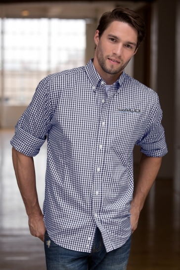 Easy-Care Gingham Check Shirt