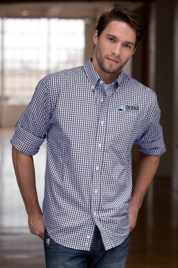 Easy-Care Gingham Check Shirt