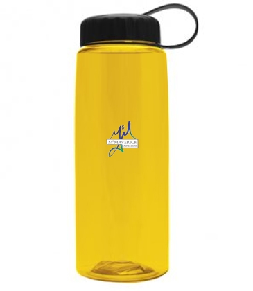 The Flair - 26 Oz. Transparent Tritan™ Bottle With Tethered Lid