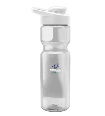 Champion - 28 Oz. Transparent Bottle With Drink Thru Lid
