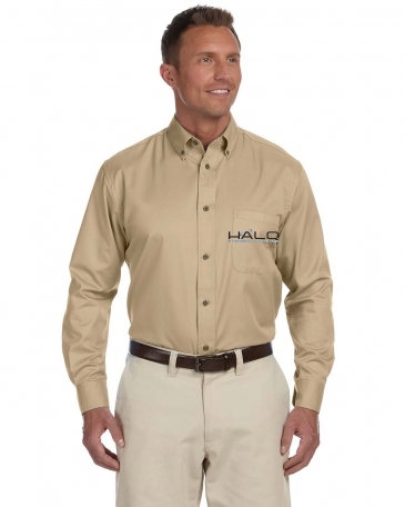 Men's Tall Easy Blend™ Long-Sleeve Twill Shirt
