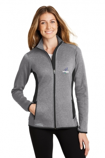 Eddie Bauer® Ladies Full-Zip Heather Stretch Fleece Jacket