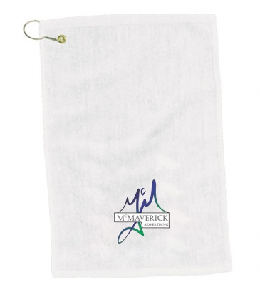 12" X 17" White Turkish Hemmed Towel