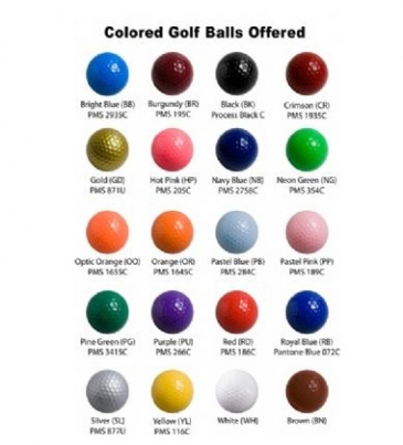 Colored Golf Balls Factory Direct