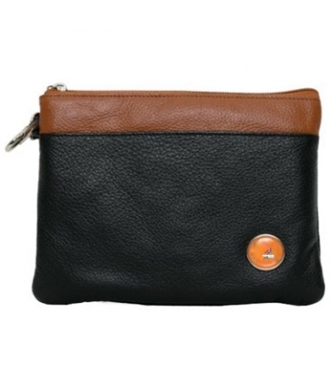 Leather Zippered Pouch