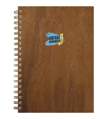 WoodGrain Medium NoteBook