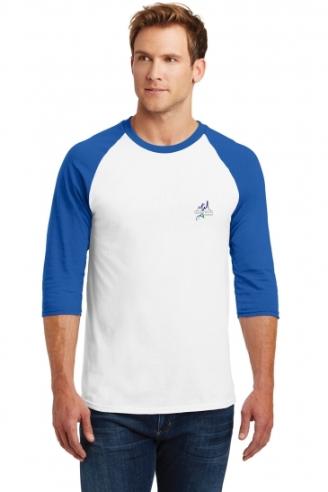 Gildan® Heavy Cotton™ 3/4-Sleeve Raglan T-Shirt