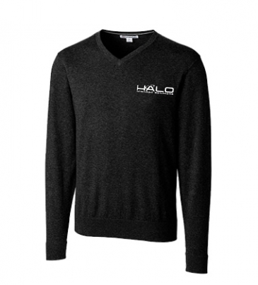 Lakemont Tri-Blend Mens V-Neck Pullover Sweater