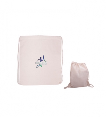 Cotton Drawstring Backpack