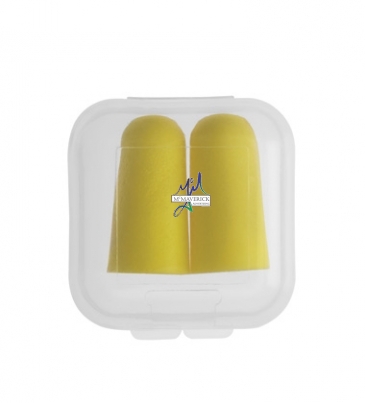 Earplugs in Square Case