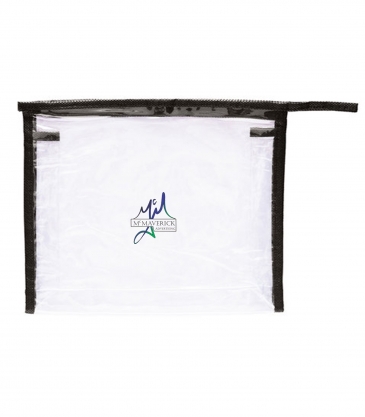 Quart Size PVC Travel Amenities Case