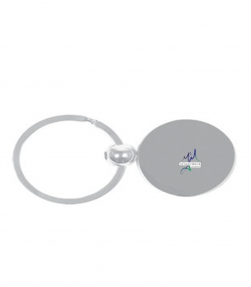 Round Metal Key Chain