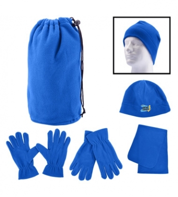 Fleece Winter Set in Pouch