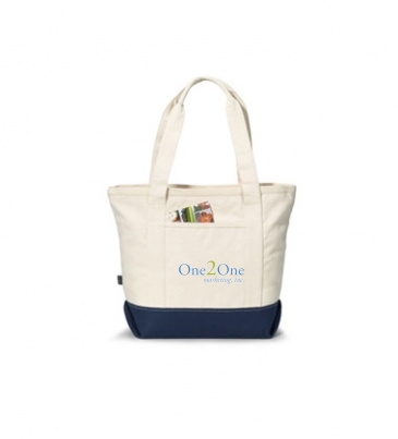 Newport Cotton Zippered Tote