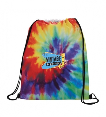 Tie Dye Drawstring Bag