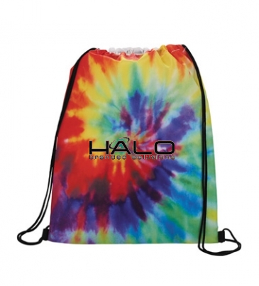 Tie Dye Drawstring Bag