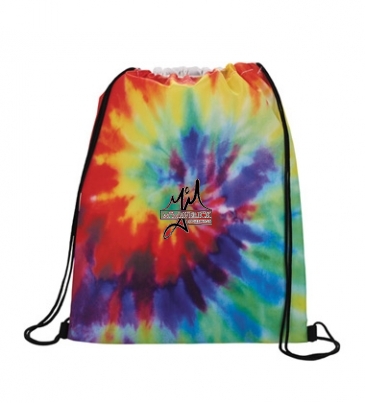 Tie Dye Drawstring Bag