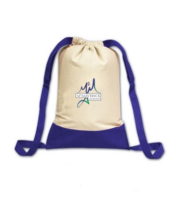 Brand Gear™ Laguna Beach Cotton Canvas Backpack ™
