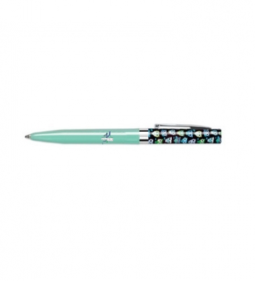 USA Designer™ Flair Twist Pen - Retro Owls