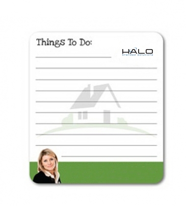 Memo Magnet Dry Erase - Rnd Corner