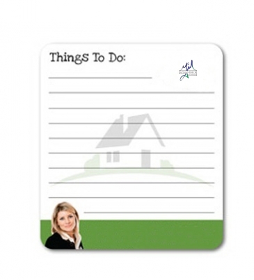 Memo Magnet Dry Erase - Rnd Corner