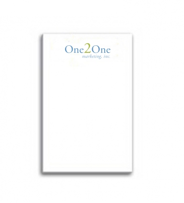 Paper Note Pad 3 1/2 x 5 1/2, 25 pages, w/ magnet