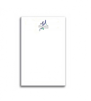 Paper Note Pad 3 1/2 x 5 1/2, 25 pages, w/ magnet