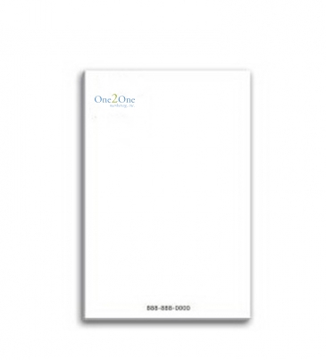 Paper Note Pad 3 1/2 x 5 1/2, 50 pages w/ magnet