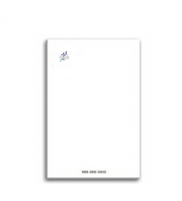 Paper Note Pad 3 1/2 x 5 1/2, 50 pages w/ magnet
