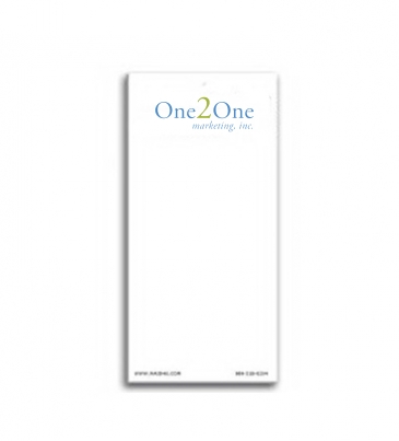 Paper Note Pad 3 1/2 x 8 1/2, 25 pages w/ magnet