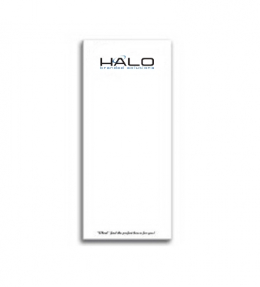 Paper Note Pad 3 1/2 x 8 1/2, 50 pages w/ magnet