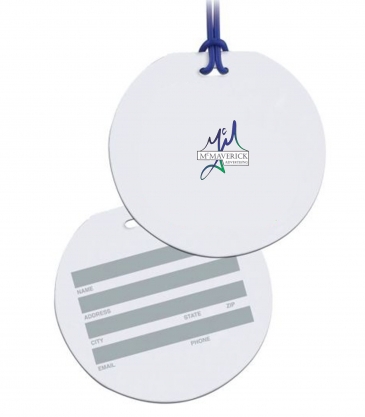 Round Write On Surface Tag
