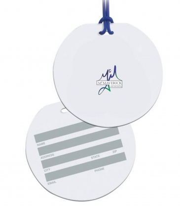 Round Celebrity Bag Tag - 4CP