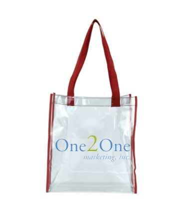 Matterhorn Clear Vinyl Stadium Compliant Tote Bag