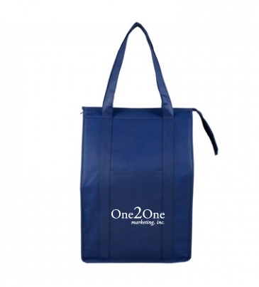 Large Insulated Cooler Zipper Tote Bag