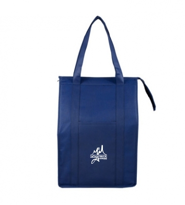 Large Insulated Cooler Zipper Tote Bag