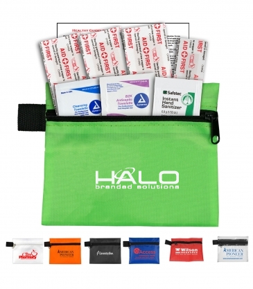 "SAFE HELPER" 8 Piece Hand Sanitizer Healthy Living Pack in Zippe