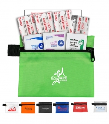 "SAFE HELPER" 8 Piece Hand Sanitizer Healthy Living Pack in Zippe