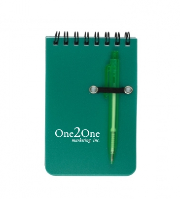 "MONTEREY" Pocket Sized Spiral Jotter Notepad Notebook with Pen
