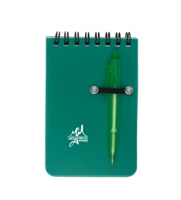 "MONTEREY" Pocket Sized Spiral Jotter Notepad Notebook with Pen