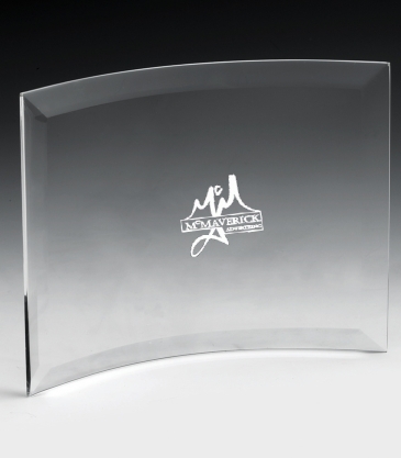 Curved Standing Award - 5" X 7"