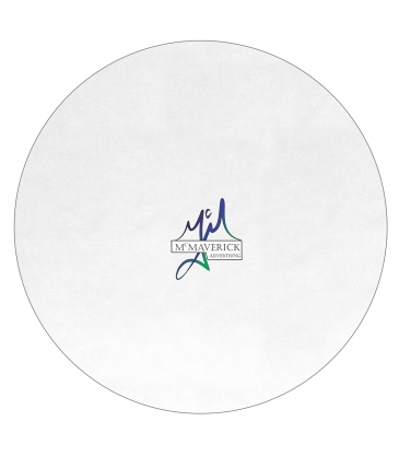 Circle Shaped Microfiber Cleaning Cloths in Polybag