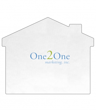 House Shaped Microfiber Cleaning Cloths in Polybag