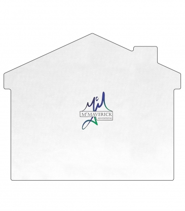 House Shaped Microfiber Cleaning Cloths in Polybag
