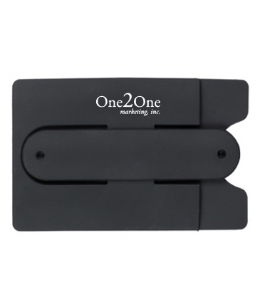 "KICKSTART" Soft Silicone Cell Phone Kickstand & Wallet